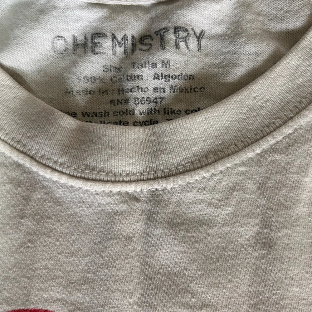 Chemistry White NASA Crop Top - Picture 3 of 3